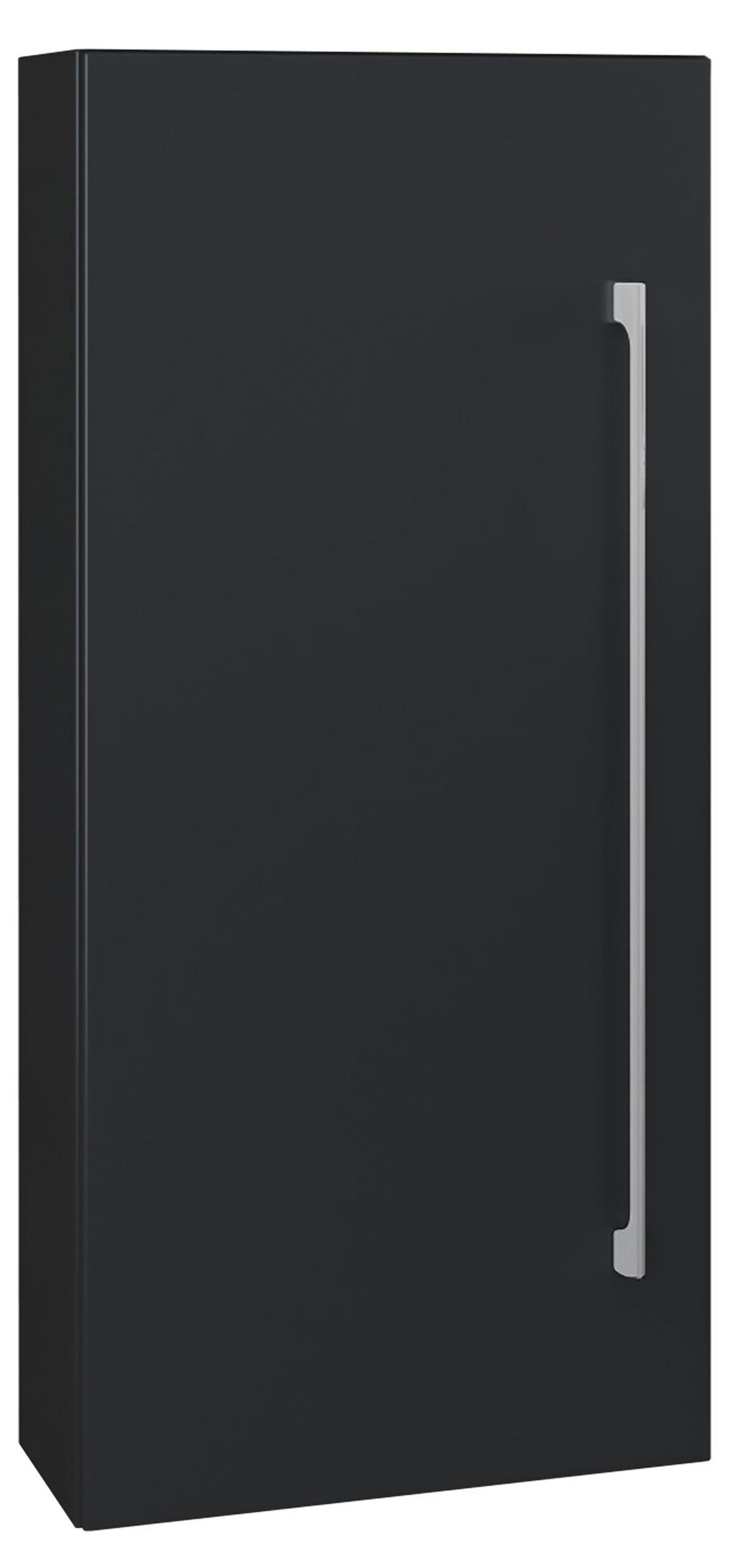 Hängeschrank VCB 3 ca. 33x75x22 cm Schwarz - Schwarz, Basics, Holzwerkstoff (33/75/22cm) - MID.YOU