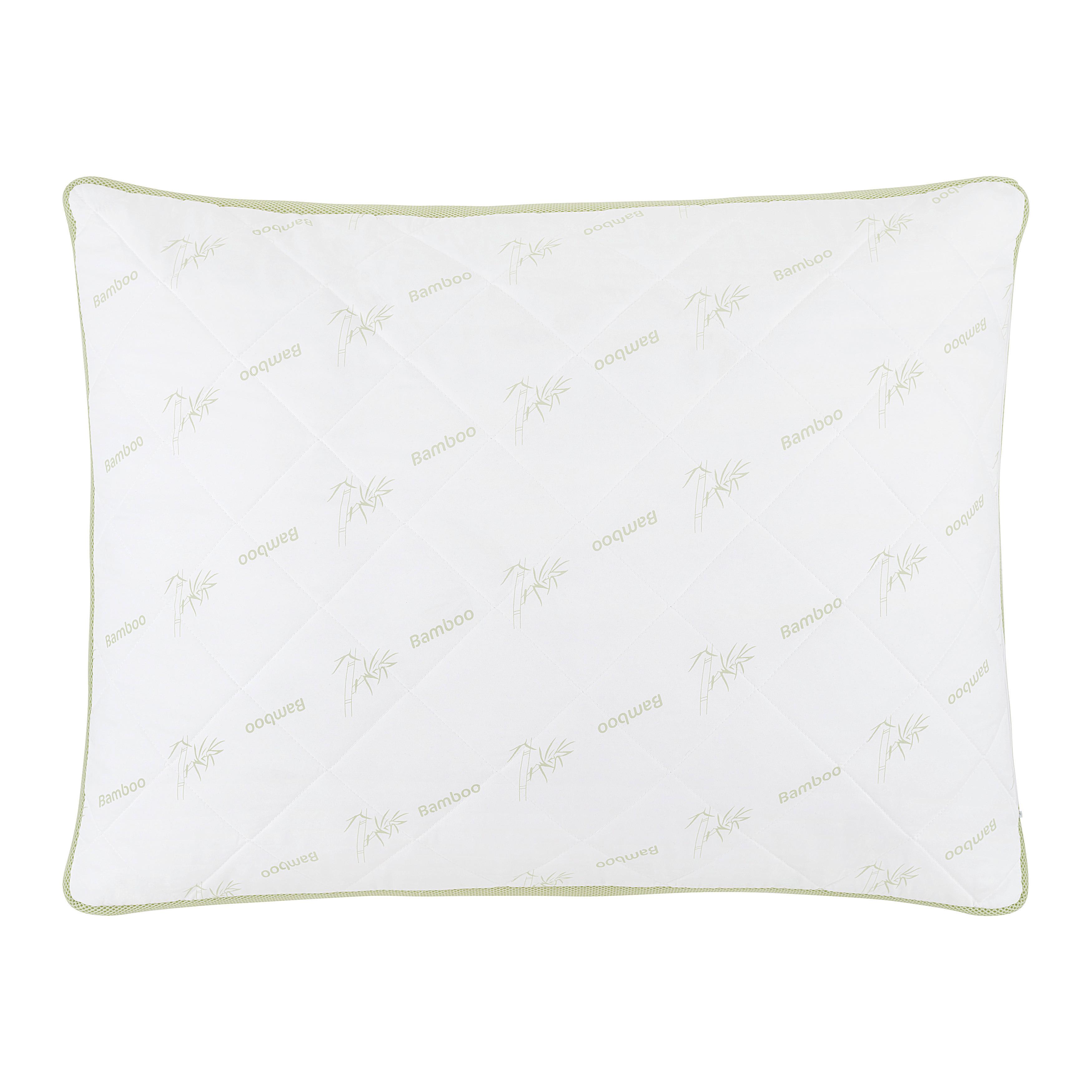 Kopfpolster Bambus Weiß ca. 70x90cm - Textil (70/90cm) - Nadana