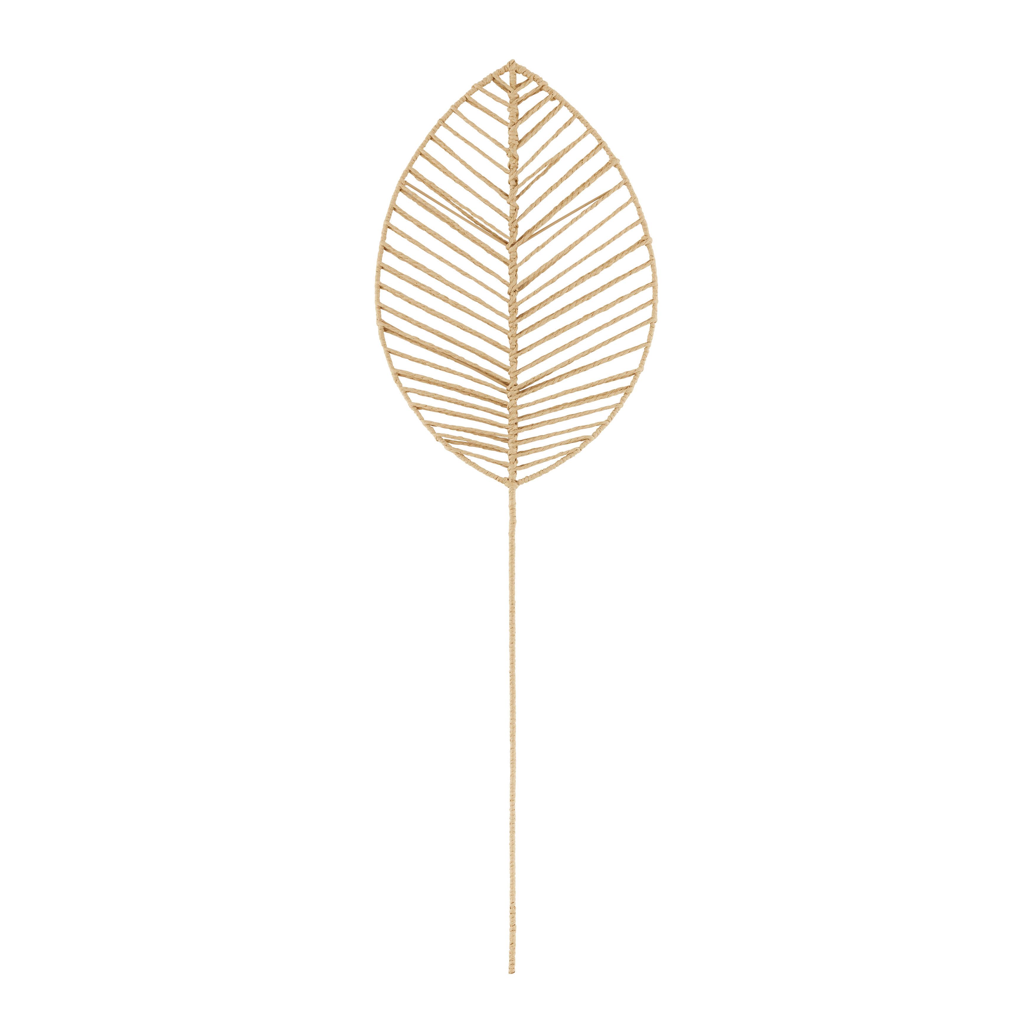 Okrasni List Naila - naravne barve, Basics, papir/kovina (34/110/1cm) - Modern Living