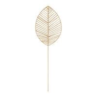 Dekorlevél Naila - natúr, Basics, fém/papír (34/110/1cm) - Modern Living