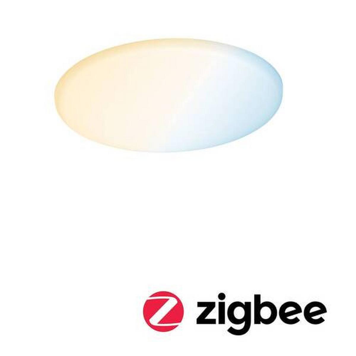 LED-Paneel Veluna VariFit in Weiß max. 15 Watt - Weiß, Basics, Kunststoff (18,5cm) - Paulmann
