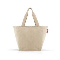 TORBA SHOPPER SHOPPER M CORD SAND - beżowy, Basics, tkanina (51/30,5/26cm) - Reisenthel