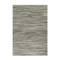 Flachwebeteppich Wild 8023 Hellgrau 170 X 240 - Hellgrau, Basics, Leder/Textil (170/240cm) - Kayoom