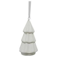 Dekohänger Sweety Weiss - Weiss, Konventionell, Keramik/Textil (3,5/6,2cm) - Modern Living