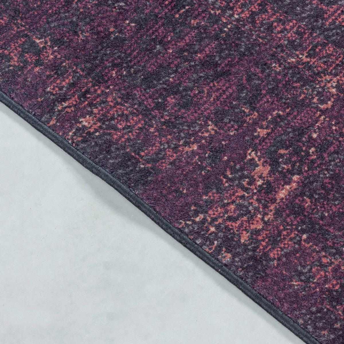 Flachwebeteppich Fiesta Rot/Schwarz ca. 200x290cm - Rot/Schwarz, Design, Textil (200/290cm) - Novel