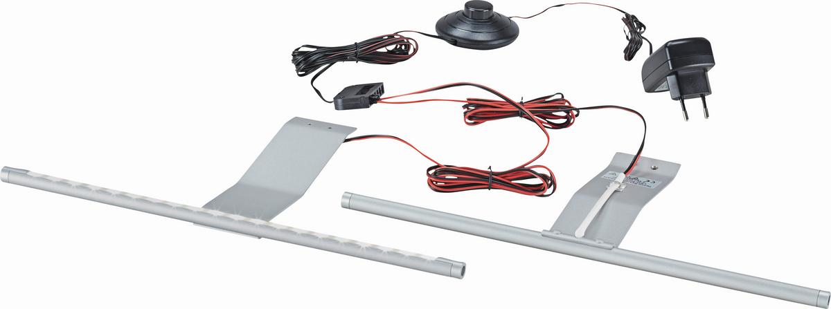LED-Dekoleuchte Zubehör Fresh max. 6,0 Watt - Silberfarben, Kunststoff (35/6/17cm) - Based