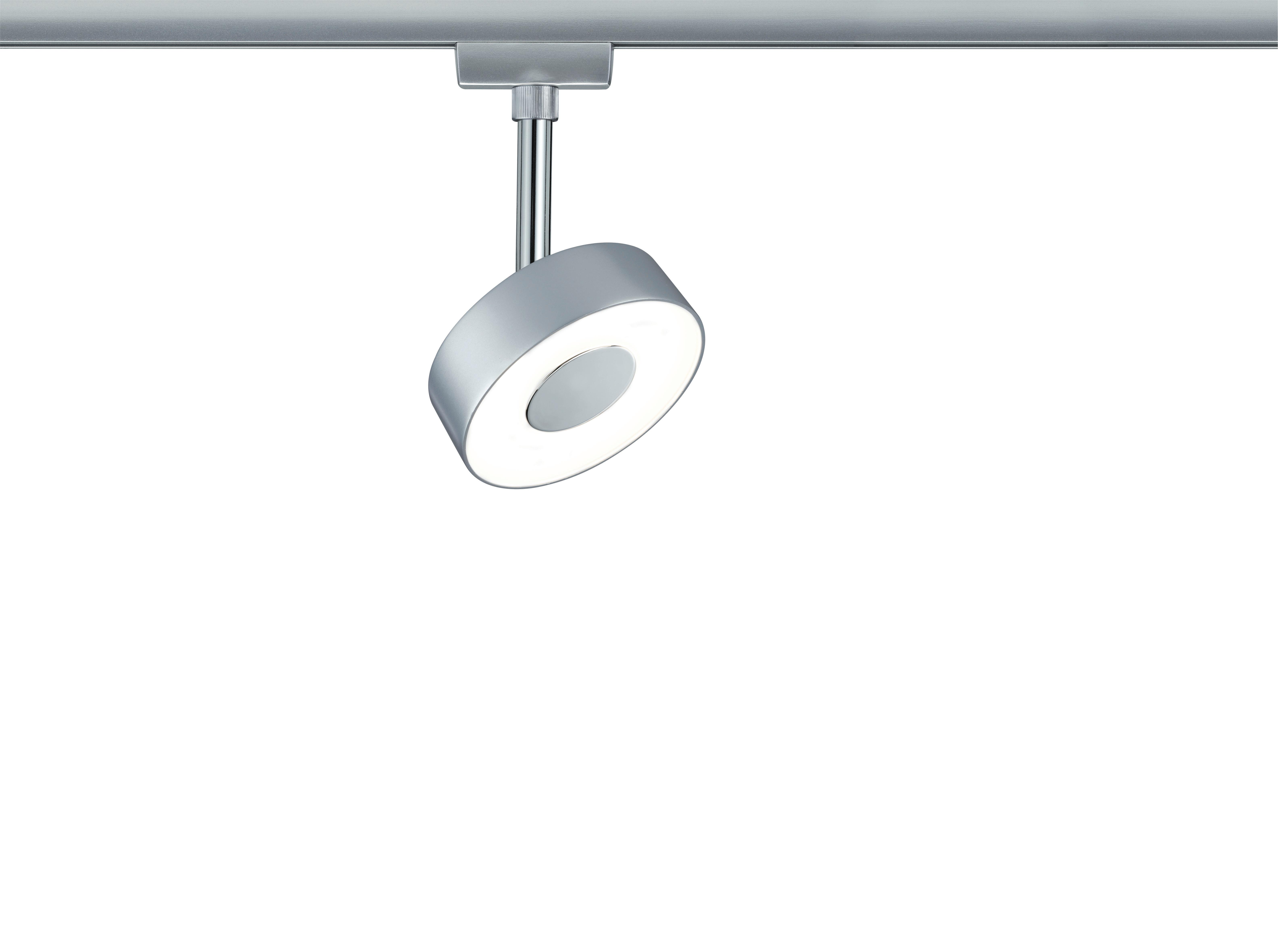 Schienensystem-Strahler Spot Circle max. 5 Watt - Chromfarben, Basics, Kunststoff/Metall (9,8/14,7/5cm) - Paulmann