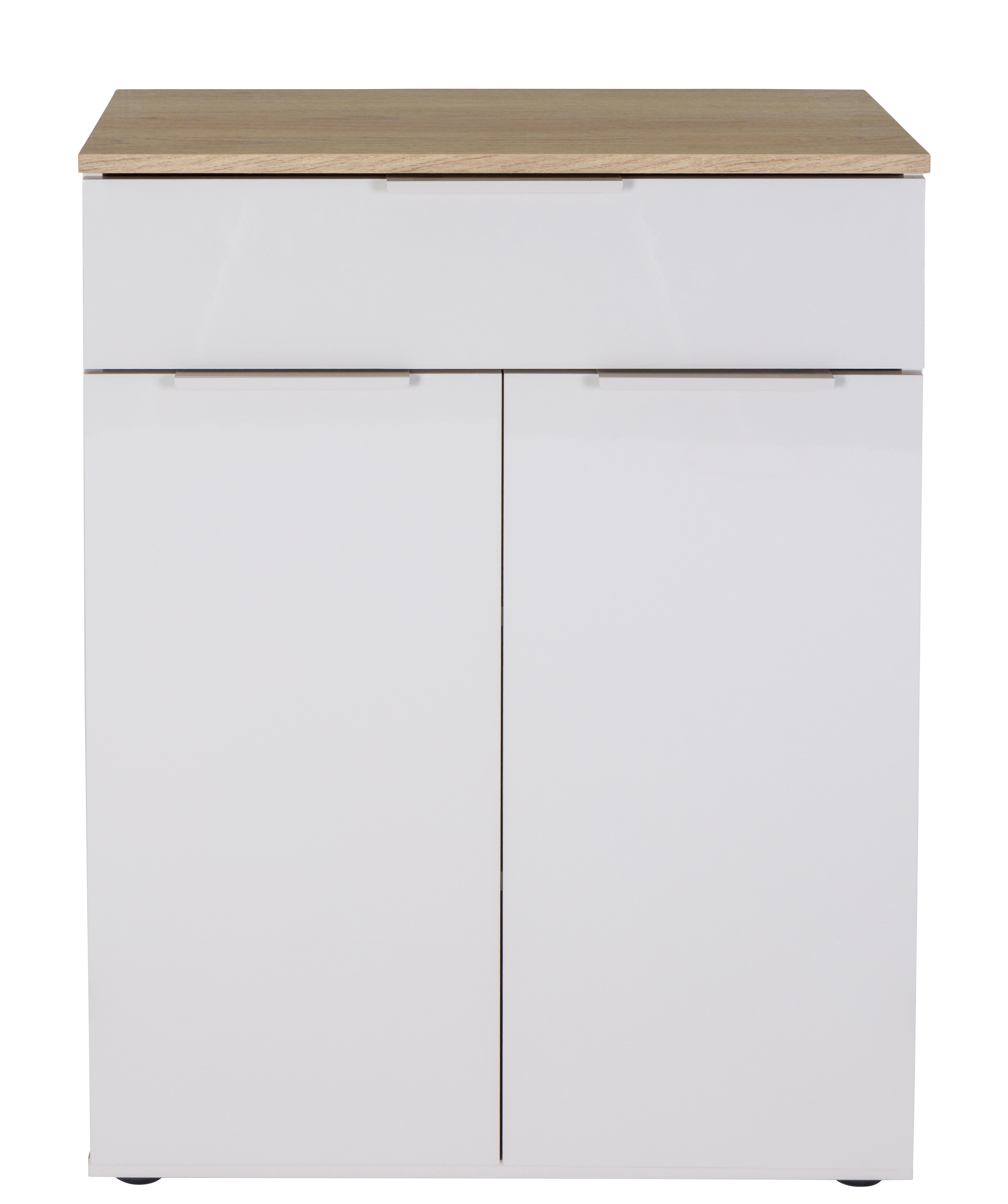 BYRÅ MACCHIATO -EXKLUSIV- - svart/kashmir, Modern, metall/trämaterial (69/88,5/30cm) - Mömax