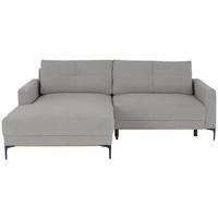 Kutna Garnitura Bergamo - svijetlo siva/crna, Moderno, tekstil/metal (162/238cm) - Mömax