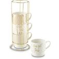 Skodelica Za Kavo Goldy - zlata/bela, Moderno, kovina/keramika (8,8/8,5cm) - Premium Living Skodelica Za Kavo Goldy - zlata/bela, Moderno, kovina/keramika (8,8/8,5cm) - Premium Living
