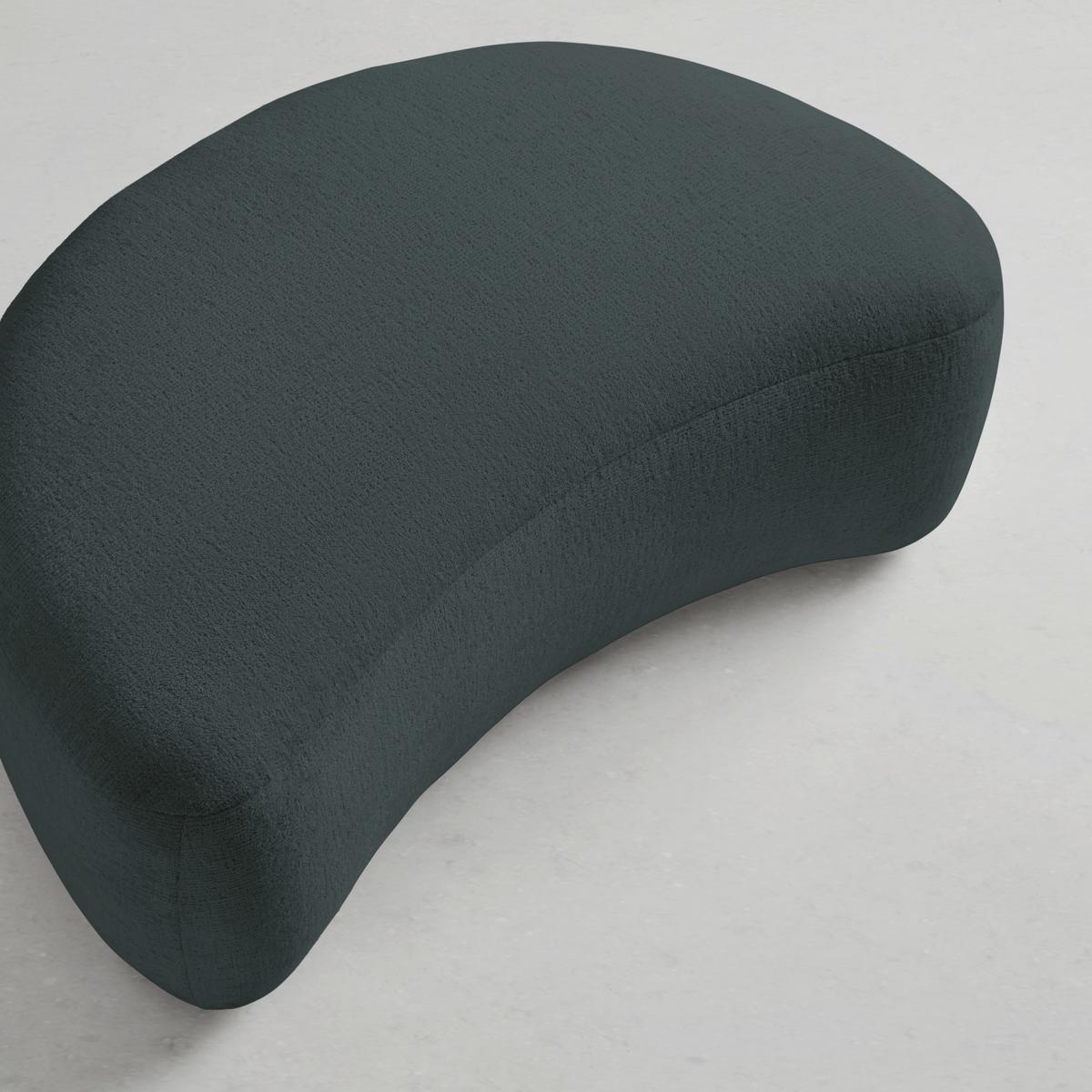 Hocker Leonas Anthrazit - Anthrazit/Schwarz, MODERN, Kunststoff/Textil (102/42/66cm) - Premium Living