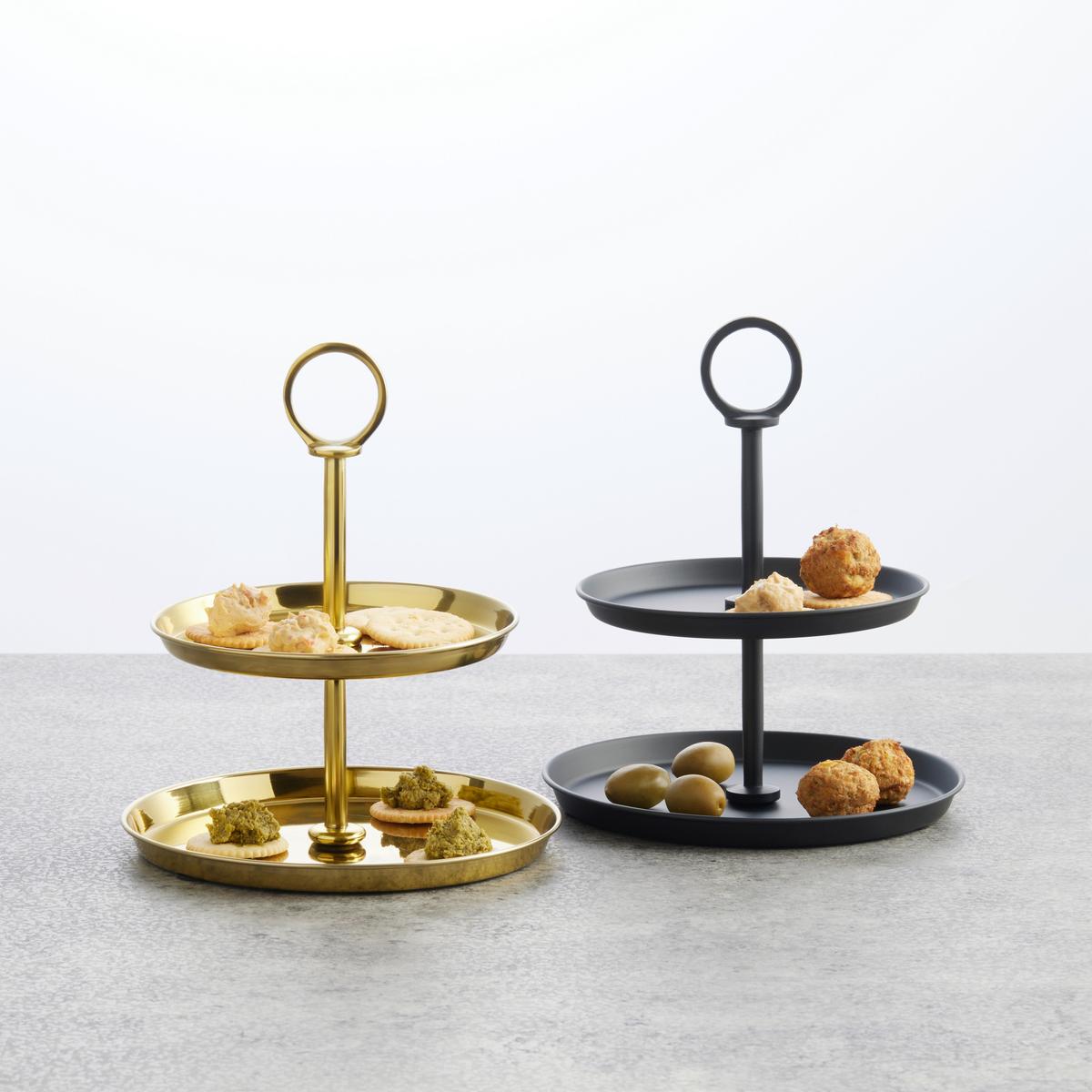Etagere Glamour Goldfarben - Goldfarben, MODERN, Metall (20,3/23,5cm) - Mömax