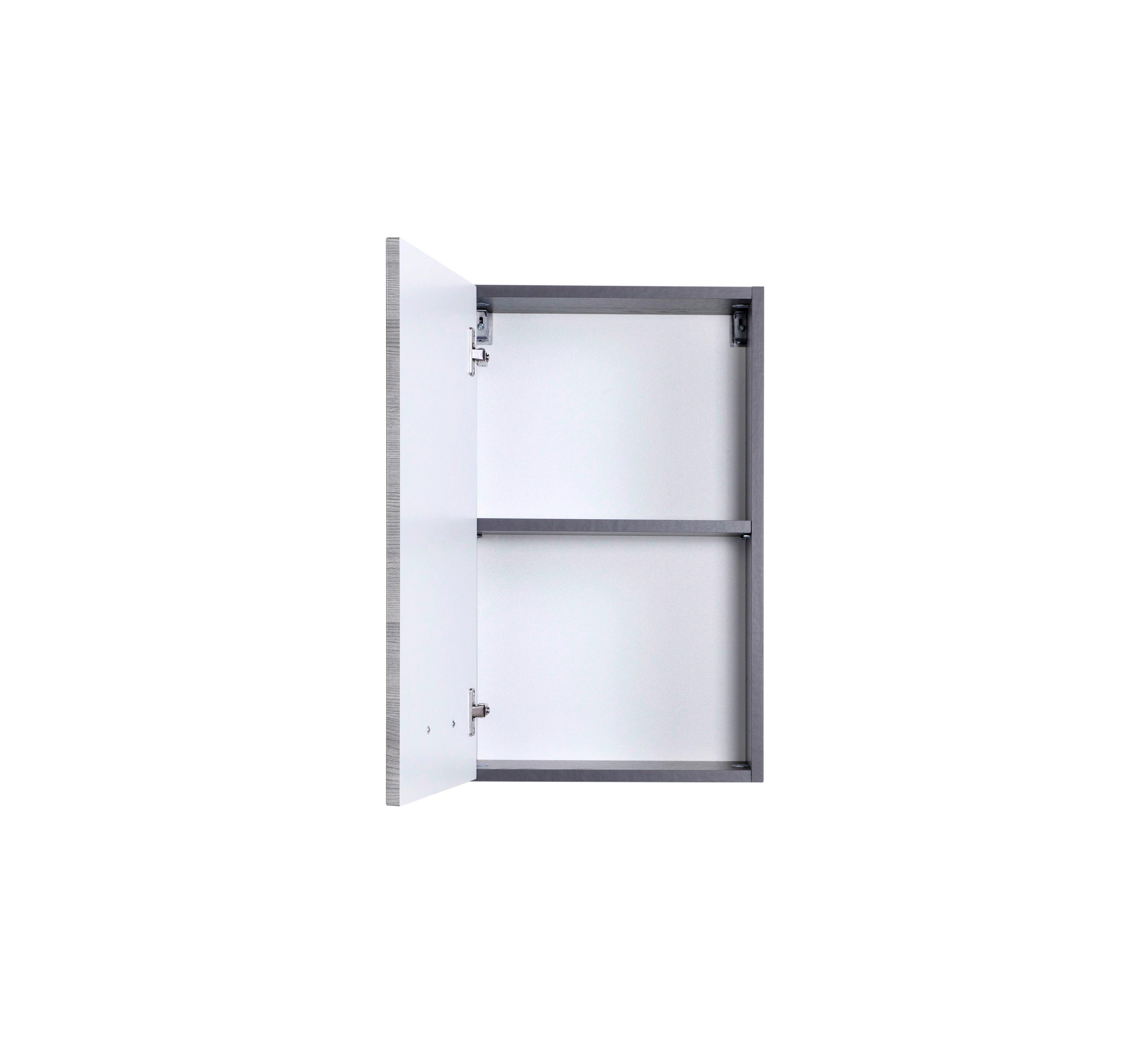 Oberschrank Florida in Grau - Grau, MODERN, Holzwerkstoff/Metall (40/64/20cm)