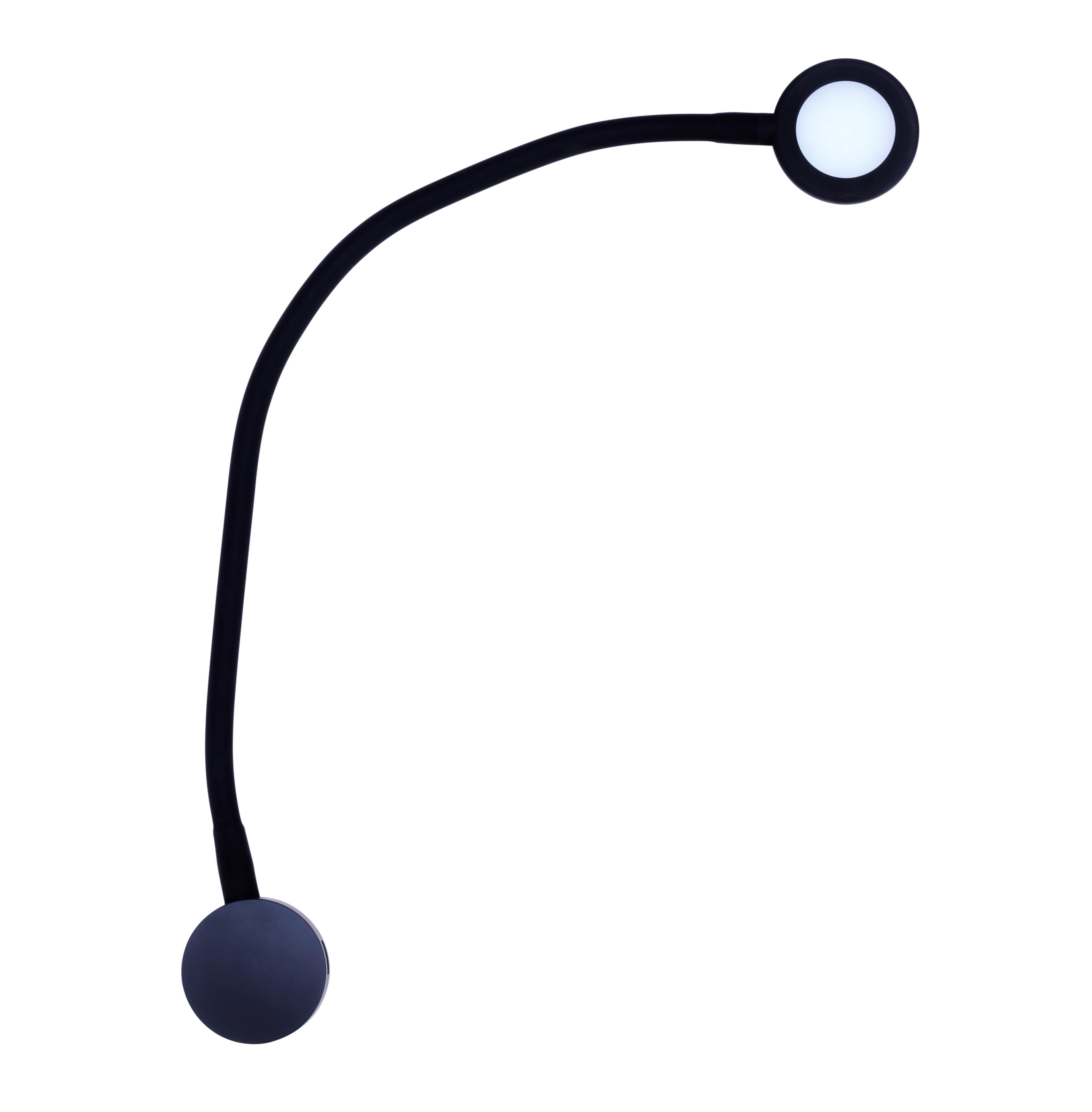 Leseleuchte Lea in Schwarz max. 1,5 Watt - Schwarz, Kunststoff (47cm)