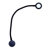 Leseleuchte Lea in Schwarz max. 1,5 Watt - Schwarz, Kunststoff (47cm)