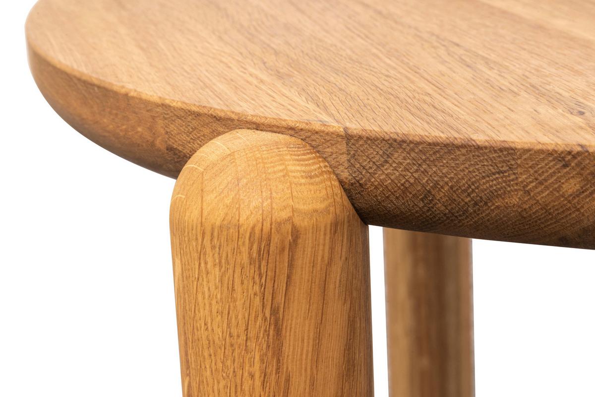 STOLIKI WSUWANE POD SIEBIE BRATYSŁAWA - kolor naturalny, Modern, drewno (60/40/45/35/60/40cm) - MID.YOU