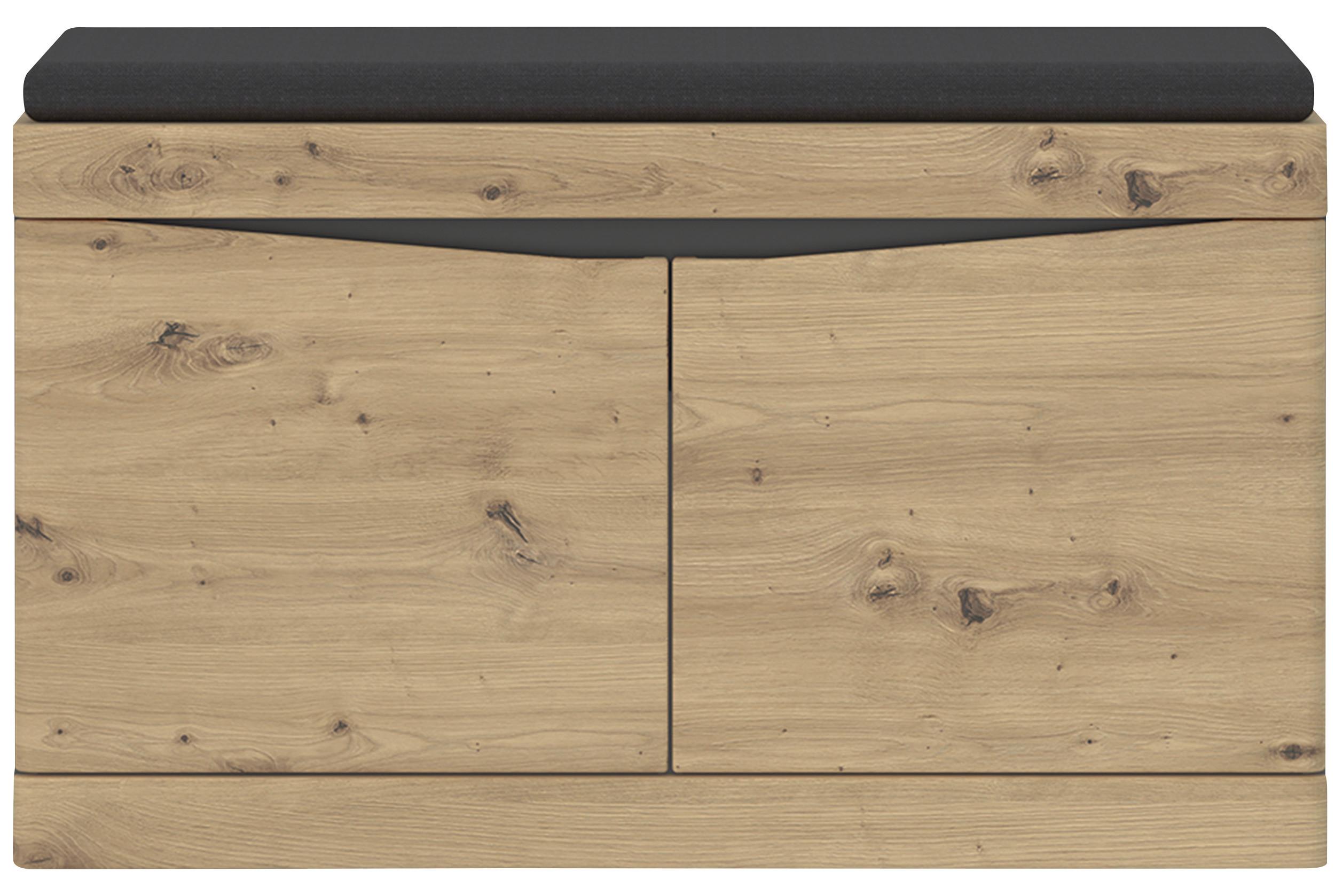 Bancă pentru hol TURINO - Modern, material pe bază de lemn (86/49/39,9cm) - Modern Living