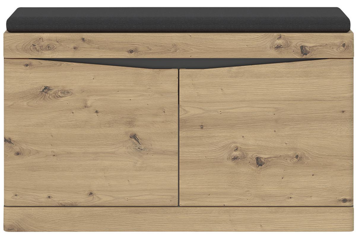 Klupa Za Predsoblje Turino - Moderno, drvni materijal/plastika (86/49/39,9cm) - Modern Living