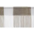 Perdea Din Franjuri String - maro/alb, textil (90/245cm) - Premium Living