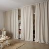 GARDINLÄNGD LEO -AKT- -EXT- - sandfärgad, textil (135/255cm) - Premium Living