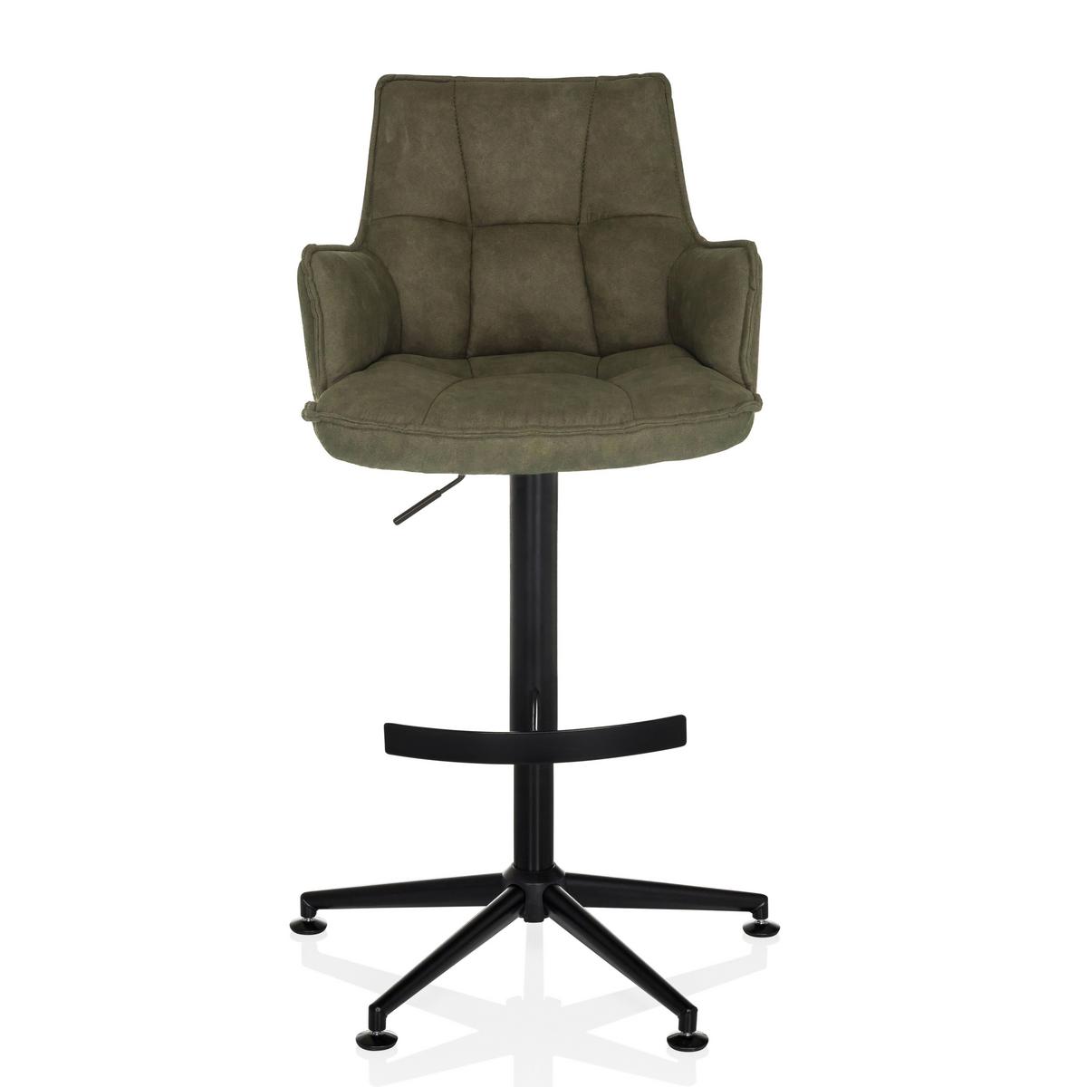 Barski Stol Solao Life High, Zelena - črna/zelena, Moderno, kovina/umetna masa (55/93/56cm) - MID.YOU