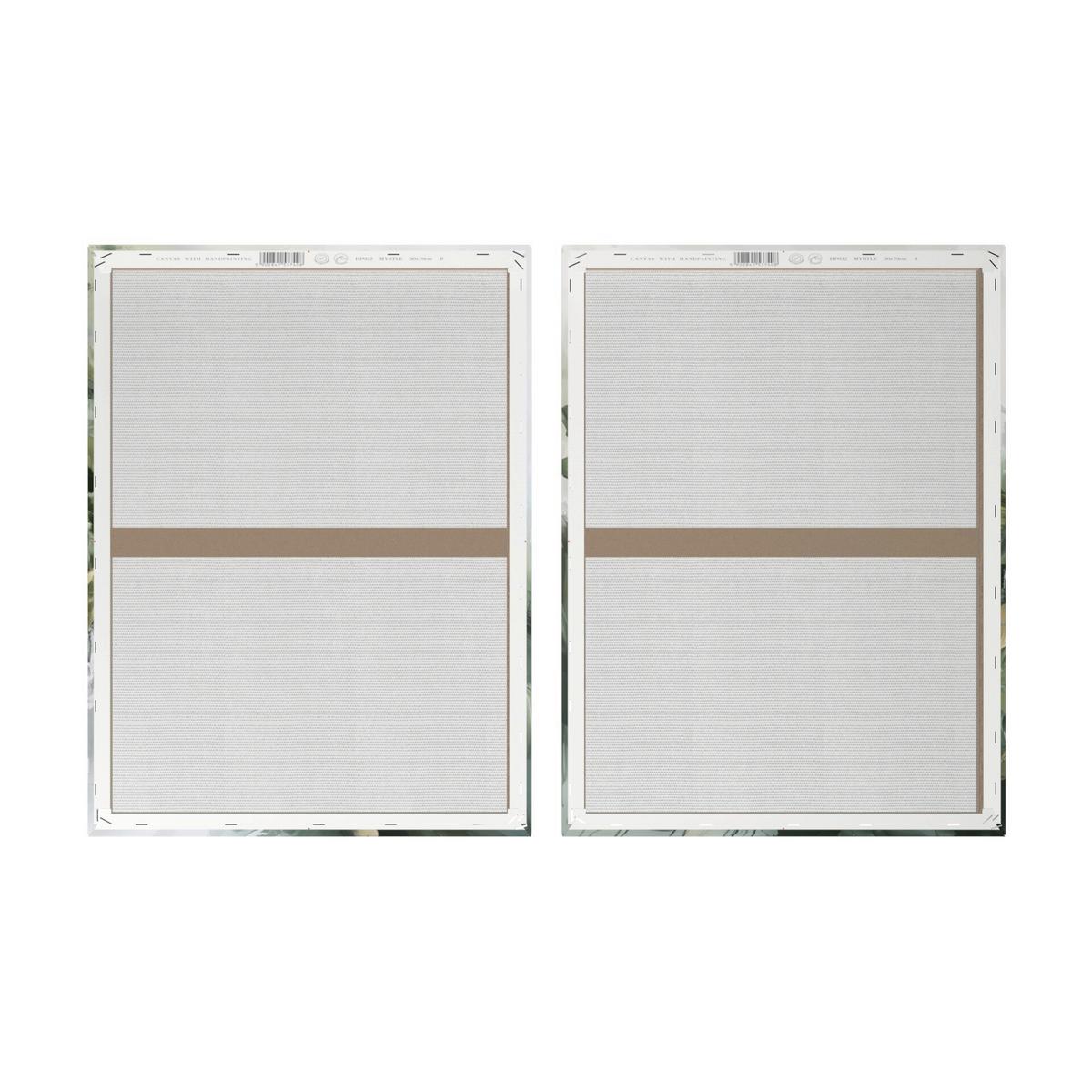 Bilderset CA Multicolor 2-teilig - Multicolor, Basics, Holz/Textil (50/70cm)