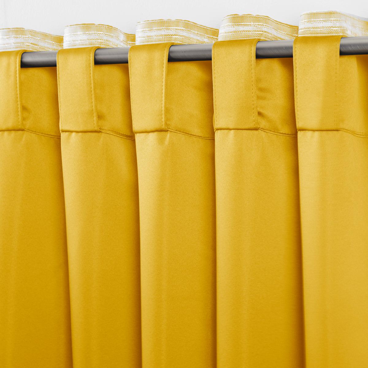 Sötétítőfüggöny Riccardo Riccardo - sárga, Modern, textil (140/245cm) - Premium Living