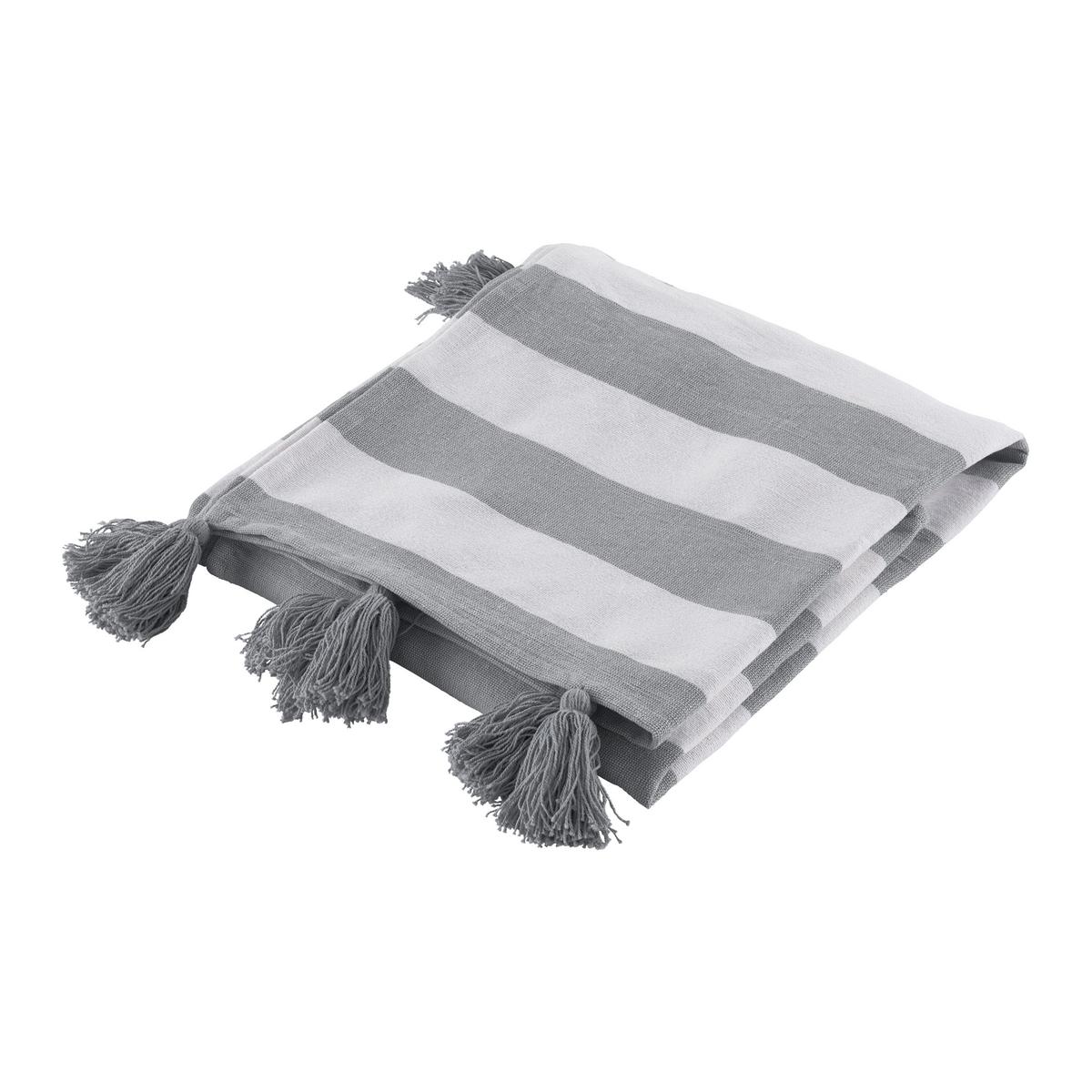 Odeja Lilly - siva/bela, Moderno, tekstil (125/150cm) - Bessagi Home