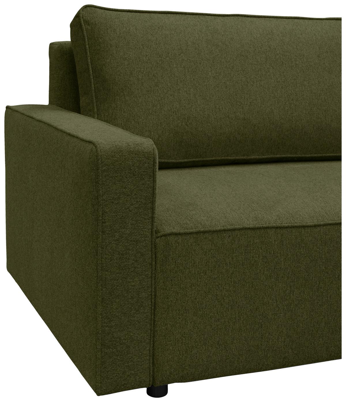 Canapea extensibila NICOLE - măsliniu, Modern, textil (232/90/100cm) - Modern Living