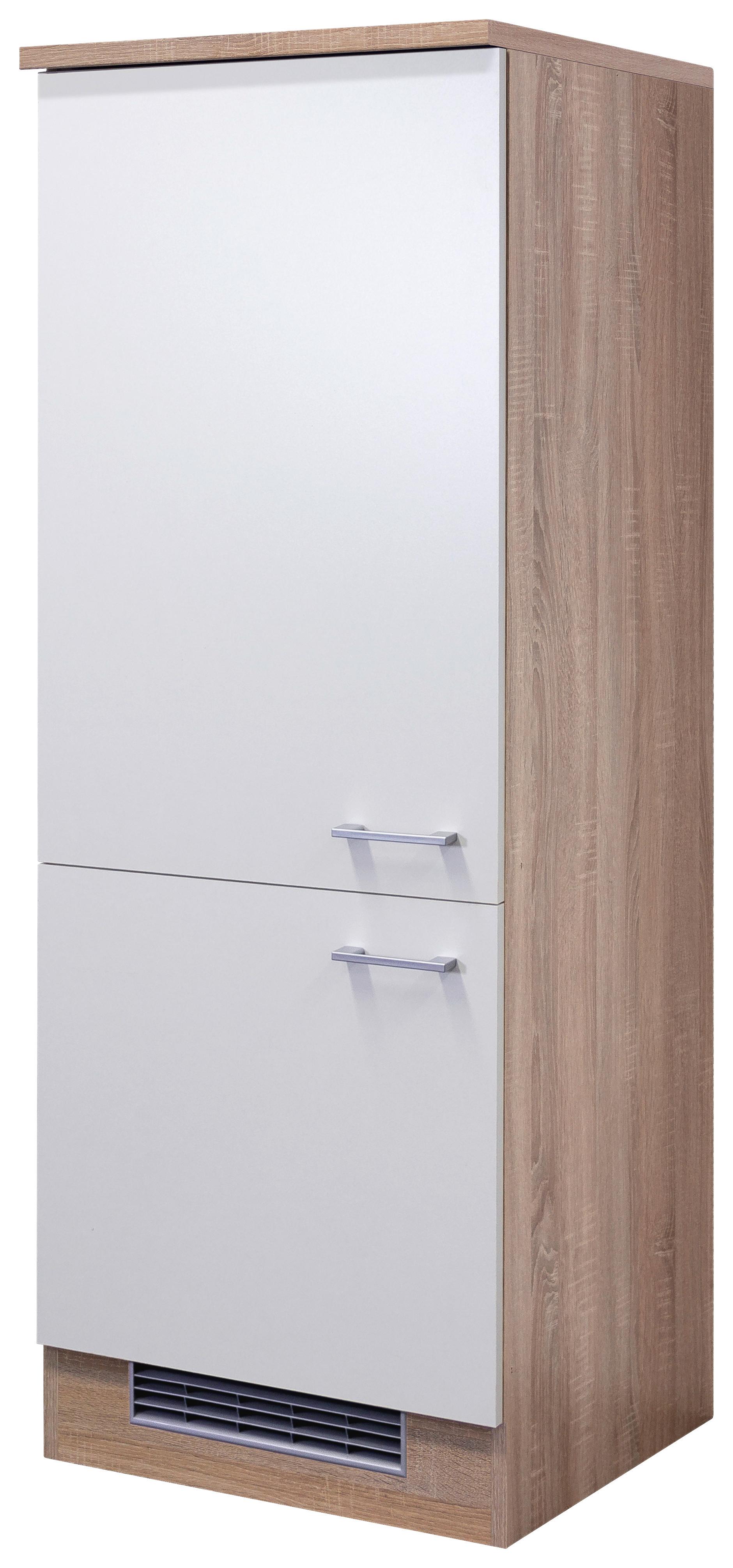 Omara Za Vgradno Napravo Samoa, Bela, Barva Hrasta - bela/barve aluminija, Konvencionalno, umetna masa/leseni material (60/160,6/60cm) - FlexWell