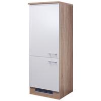Omara Za Vgradno Napravo Samoa, Bela, Barva Hrasta - bela/barve aluminija, Konvencionalno, umetna masa/leseni material (60/160,6/60cm) - FlexWell