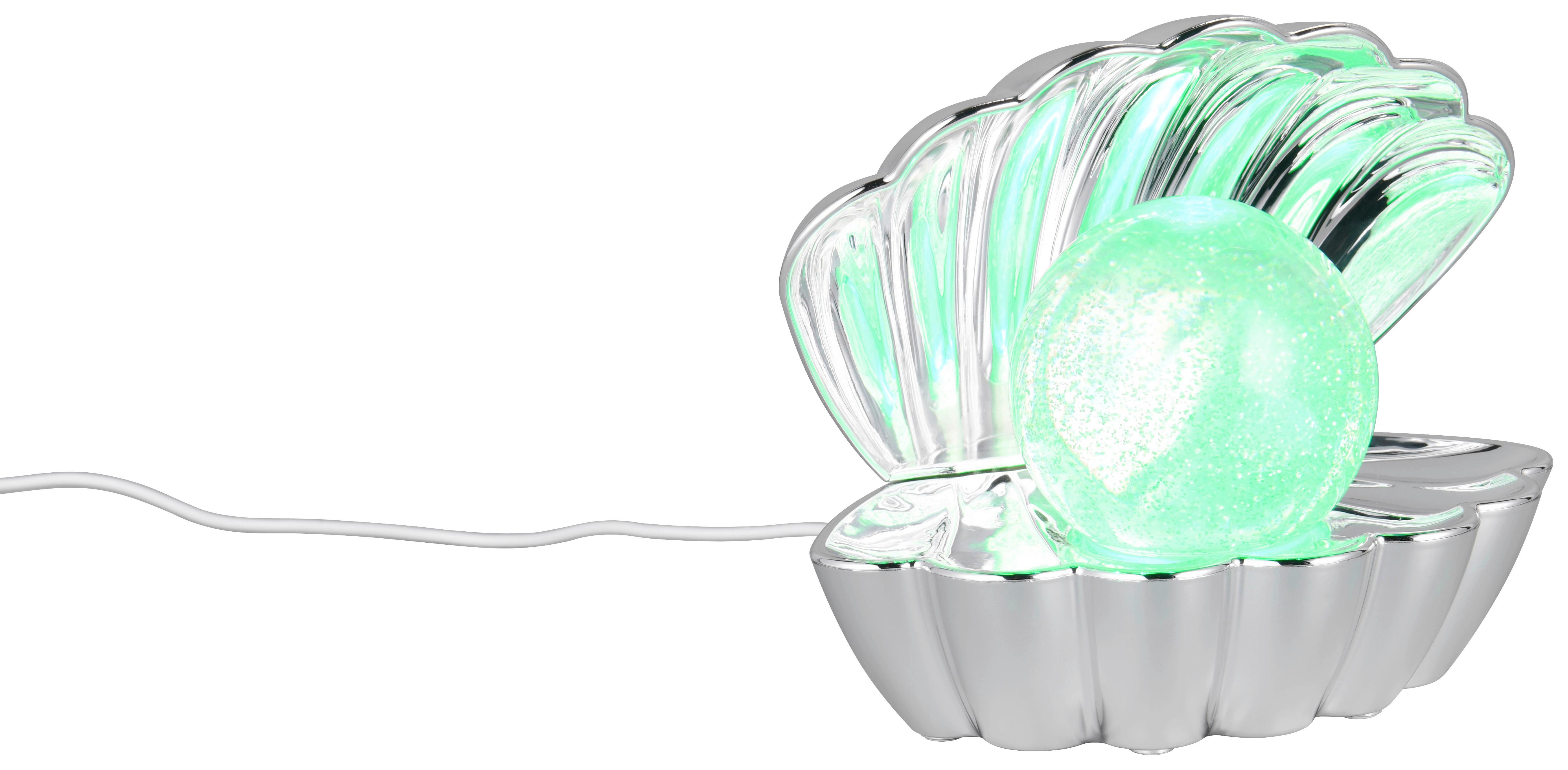 LED-DEKORATIONSLAMPA ALFRED - kromfärg, Modern, plast (17,5/12,5/14,5cm) - Mömax