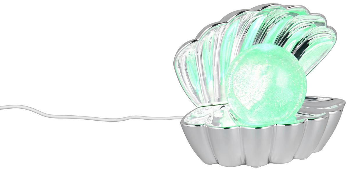 LED-Dekoleuchte Alfred Chromfarben max. 0,8 Watt - Chromfarben, Modern, Kunststoff (17,5/12,5/14,5cm) - Mömax