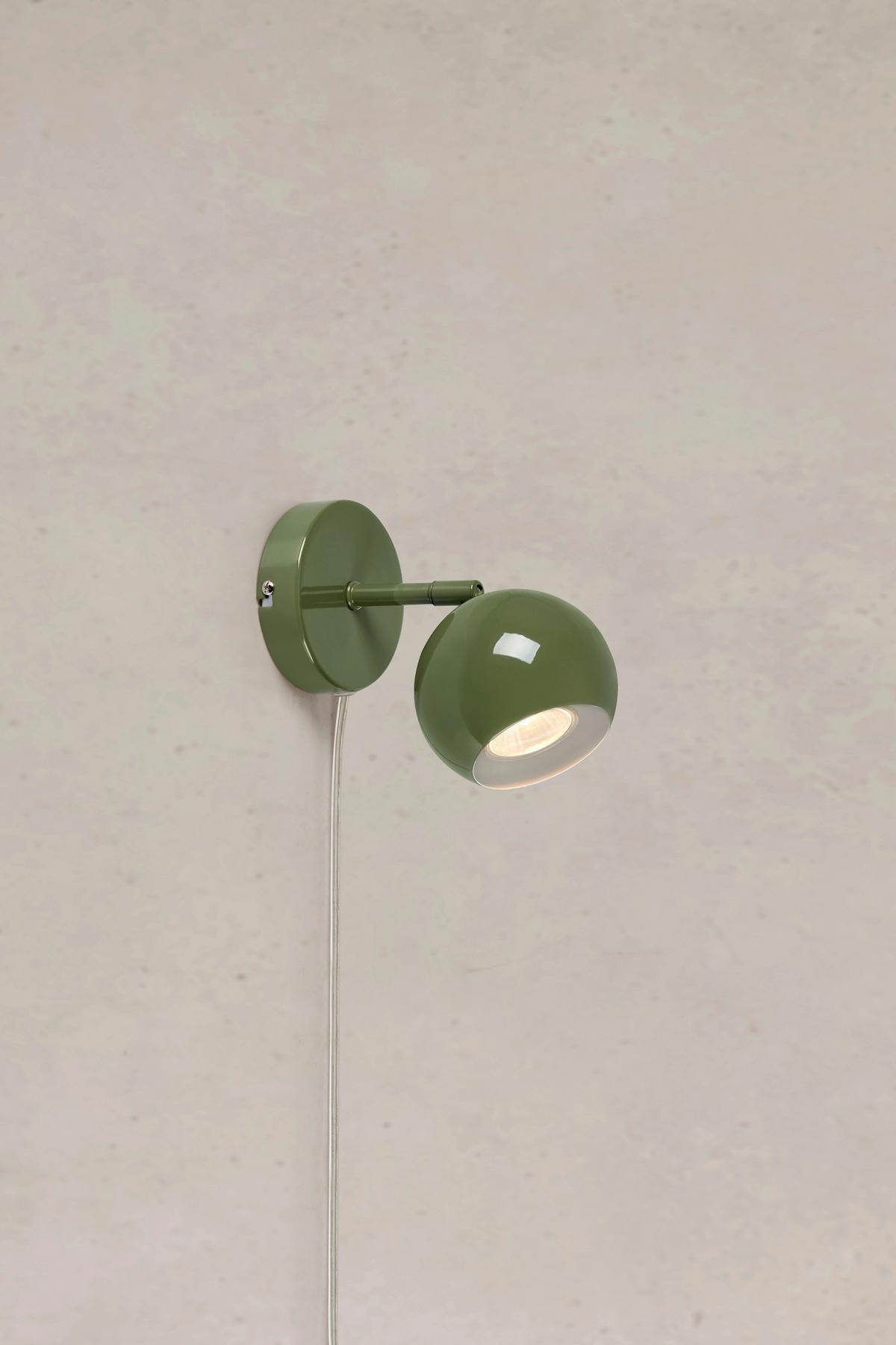 Wandleuchte Pop Wall max. 7 Watt - Grün, Design, Metall (18,5/10/14cm) - Markslöjd