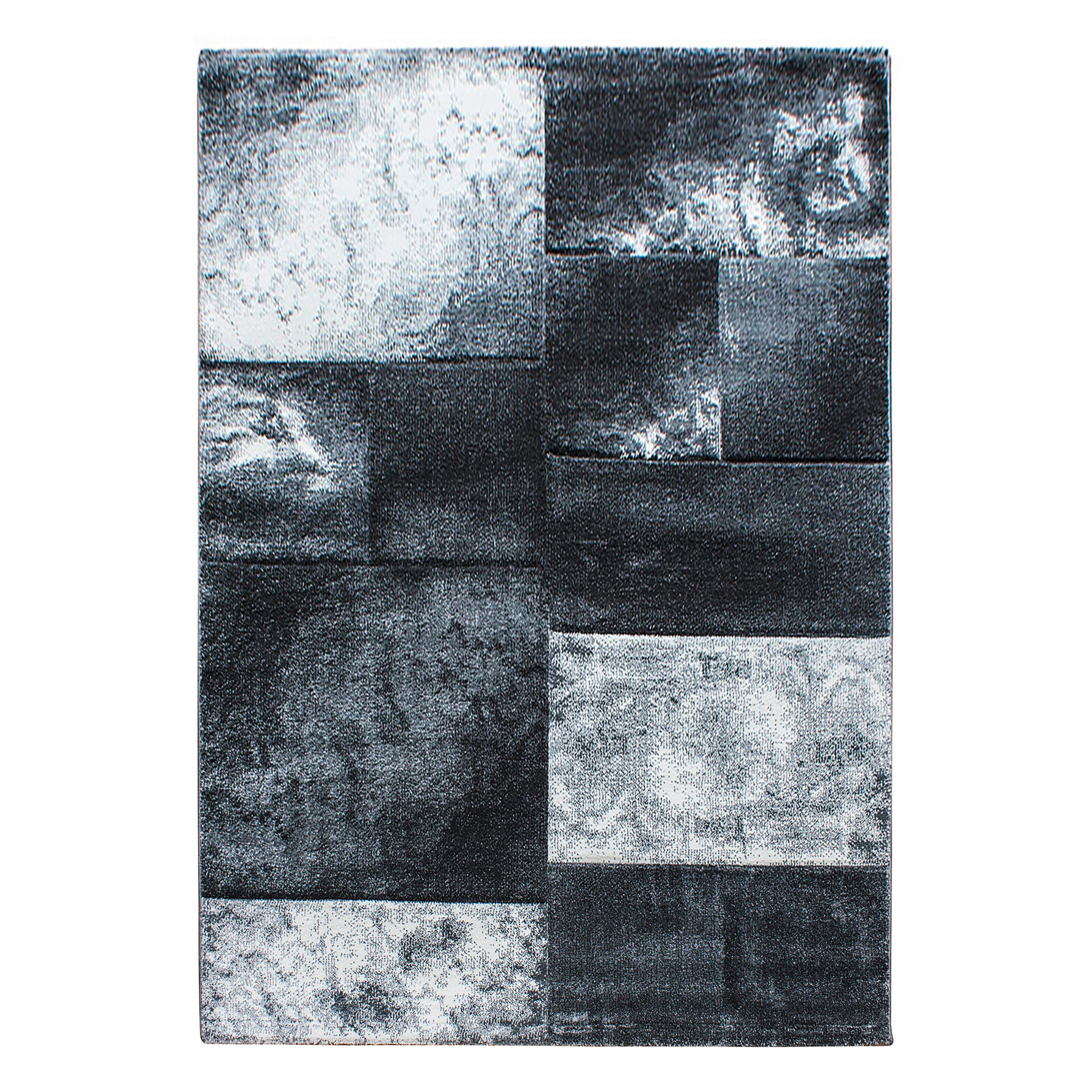 Flachwebeteppich Hawaii Grau ca. 140x200cm - Grau, Basics, Textil (140/200cm) - Novel