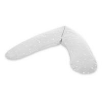 PODUSZKA DO KARMIENIA 560918002 DODO - jasnoszary/biały, Konventionell, tkanina (170/34cm) - Theraline