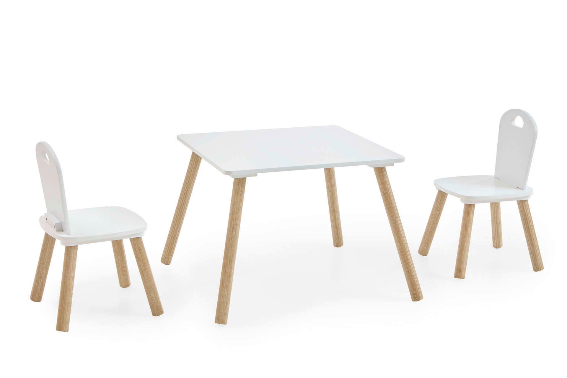 KINDERSITZGRUPPE KLEINMÖBEL - Weiss, Design, Holzwerkstoff (55/43/55cm) - MID.YOU