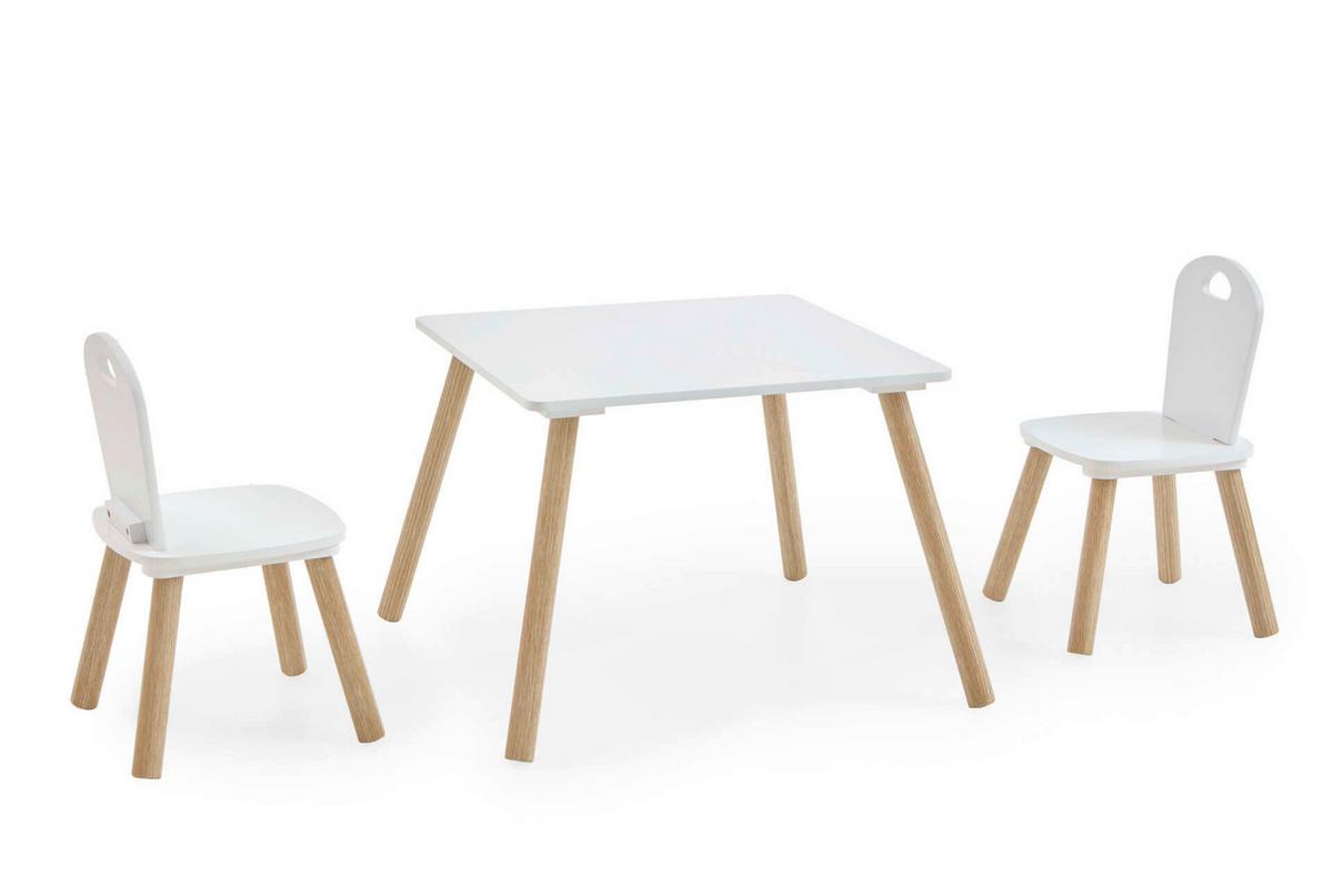 KINDERSITZGRUPPE KLEINMÖBEL - Weiss, Design, Holzwerkstoff (55/43/55cm) - MID.YOU