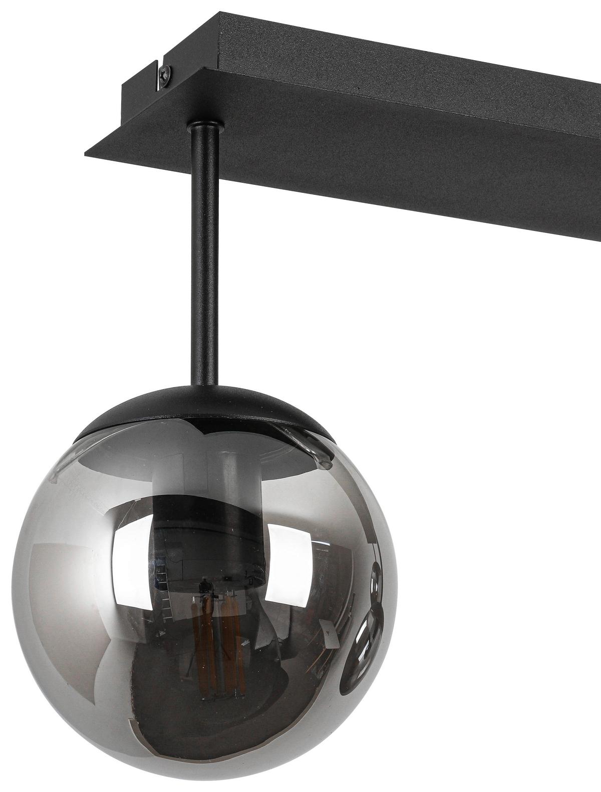 LAMPA SUFITOWA VICI - czarny/kolor chromowy, Trend, tworzywo sztuczne/metal (60/16/34,5cm) - Novel