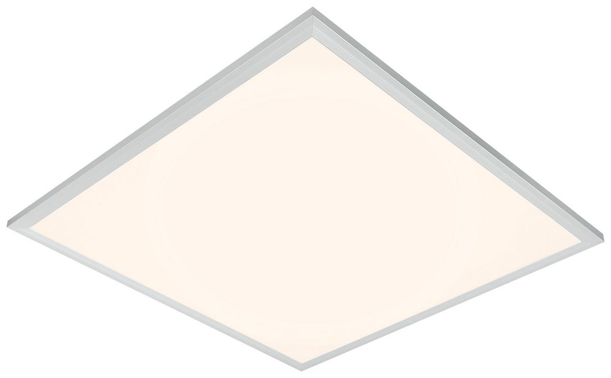 LED Mennyezeti Lámpa Cornelius - fehér, Modern, műanyag/fém (59,5/59,5/8cm) - Premium Living
