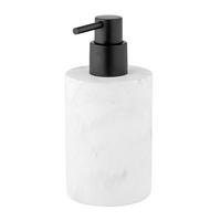 DOZOWNIK NA MYDŁO BALATRO - czarny/biały, Konventionell, tworzywo sztuczne/materiały naturalne (8/16/7,5cm) - Schöner Wohnen