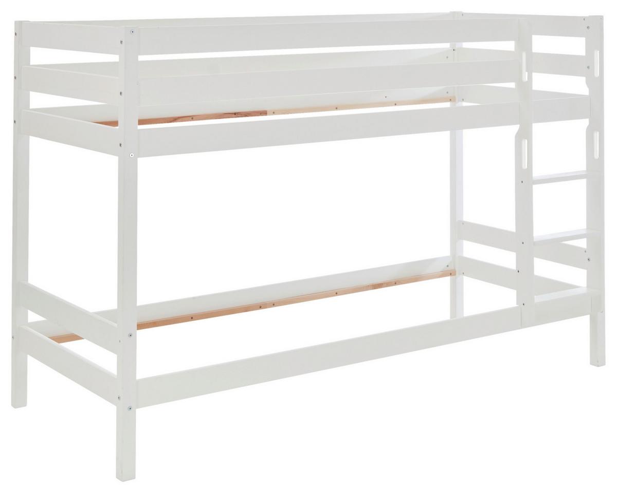 Pograd Lupo 2, Bela, 2x 90x200 - bela, Konvencionalno, les (90/200cm)
