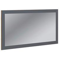 WANDSPIEGEL SALIA 80CM - Honigeiche/Anthrazit, Design, Glas/Holzwerkstoff (80/45/2cm) - MID.YOU