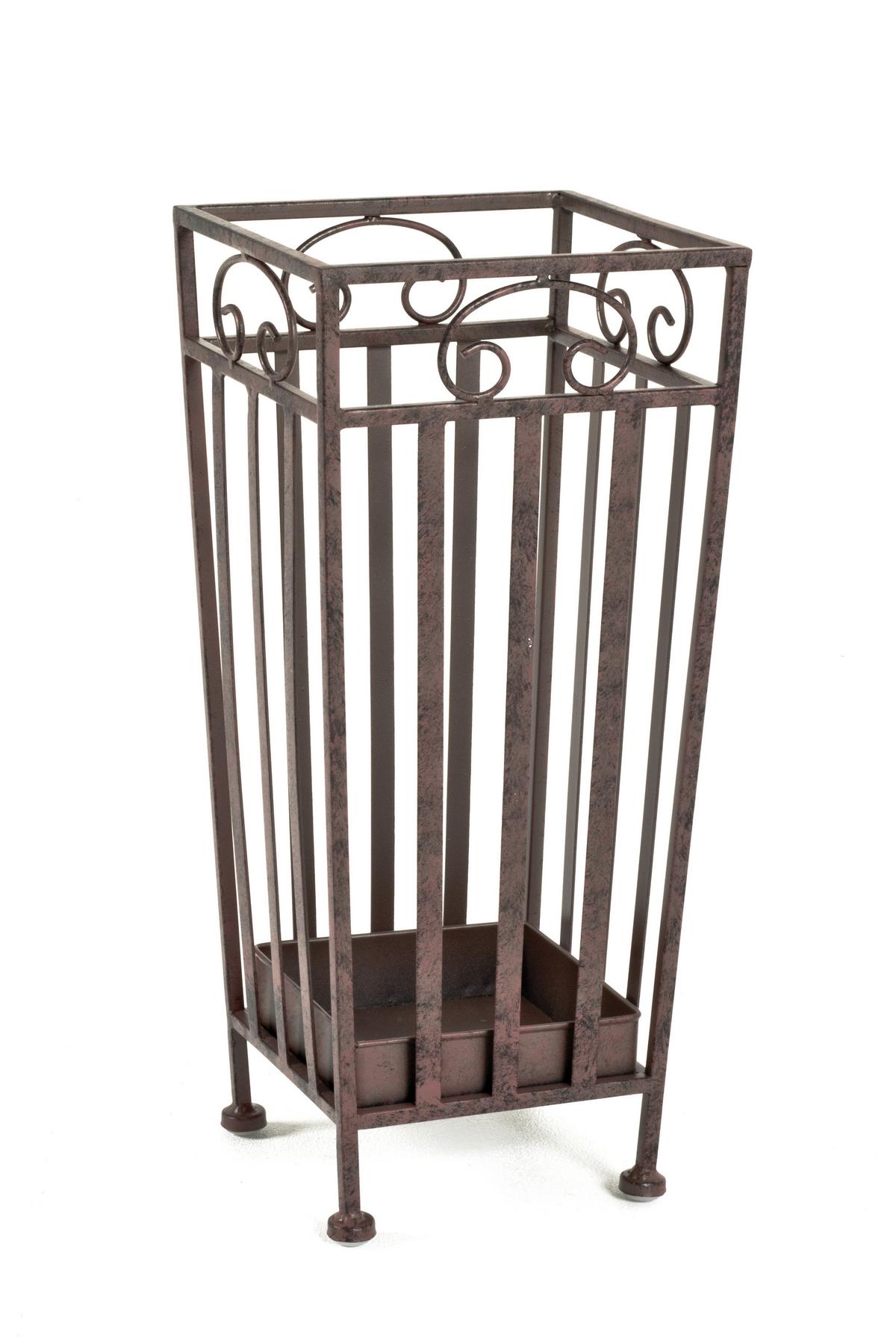 Schirmständer Rostfarben - Rostfarben, ROMANTIK / LANDHAUS, Metall (20/46/20cm) - Mömax