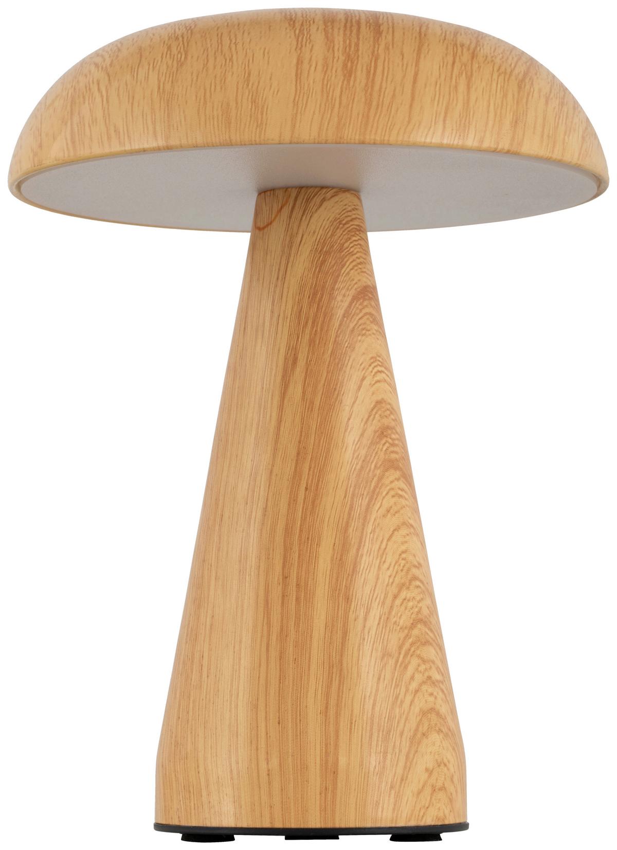 LAMPA STOŁOWA SINDY - kolor naturalny, Trend, tworzywo sztuczne/metal (15,5/21cm) - Novel