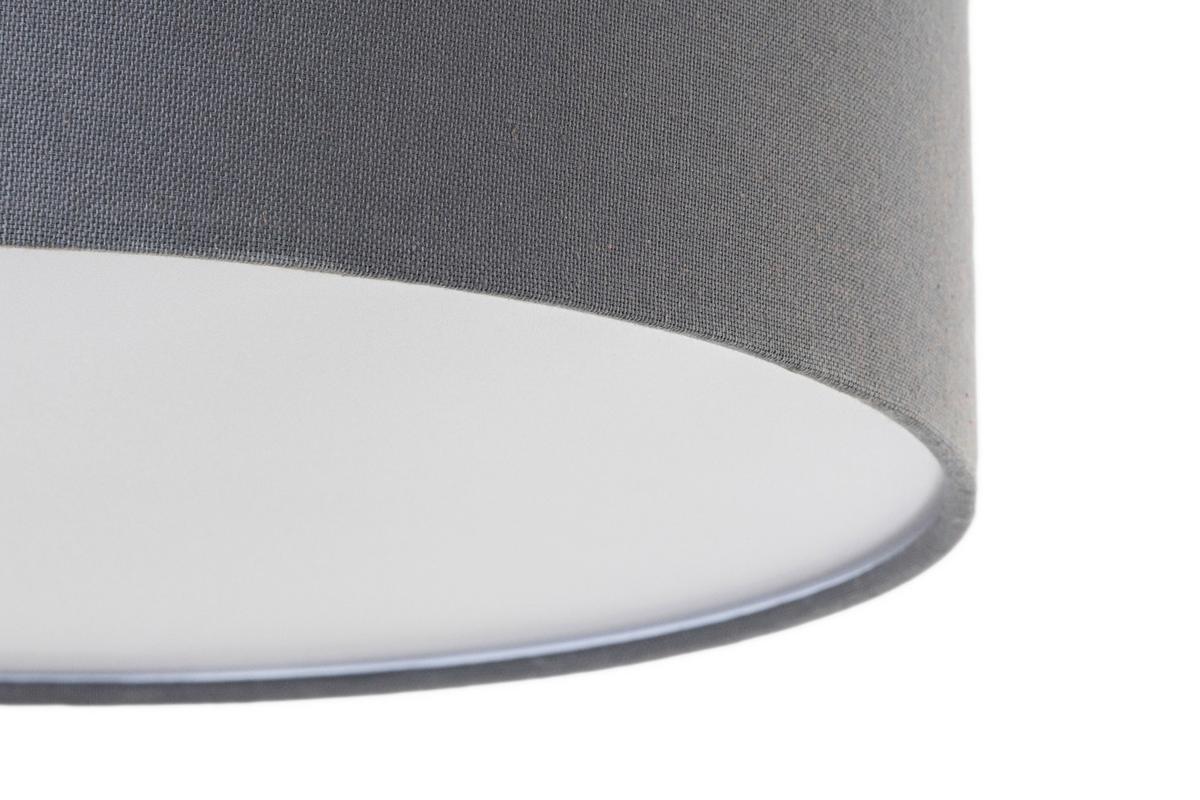LAMPA SUFITOWA ANNABELL - antracytowy/biały, Design, tworzywo sztuczne/metal (37/13cm) - Novel