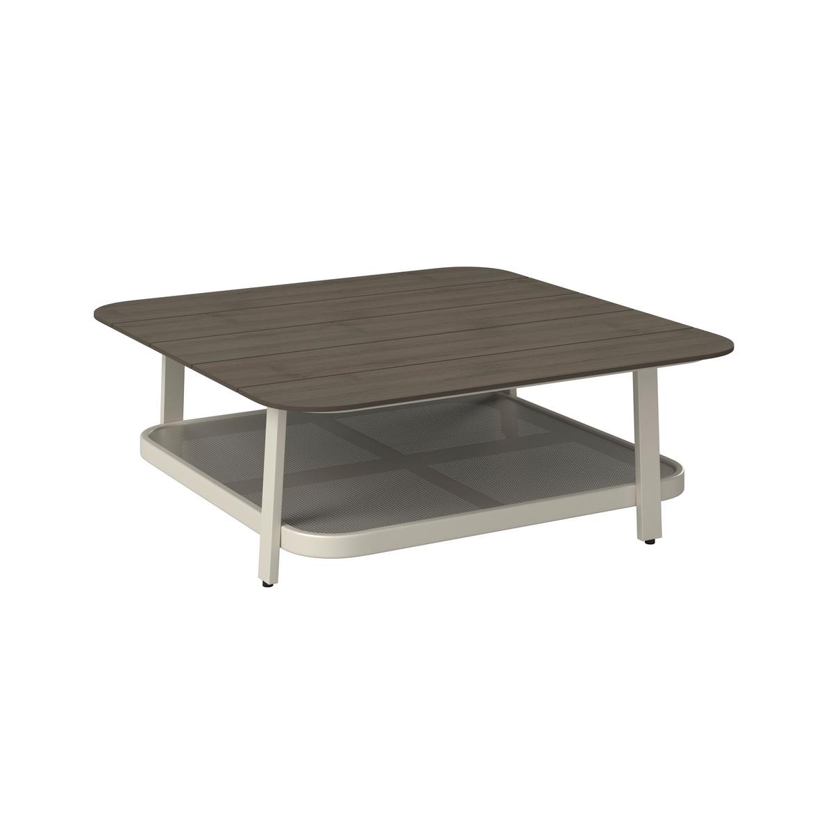 ENSEMBLE LOUNGE MARA - Weiss/Dunkelgrau, Modern, Kunststoff/Textil (269/269cm) - Bessagi Garden