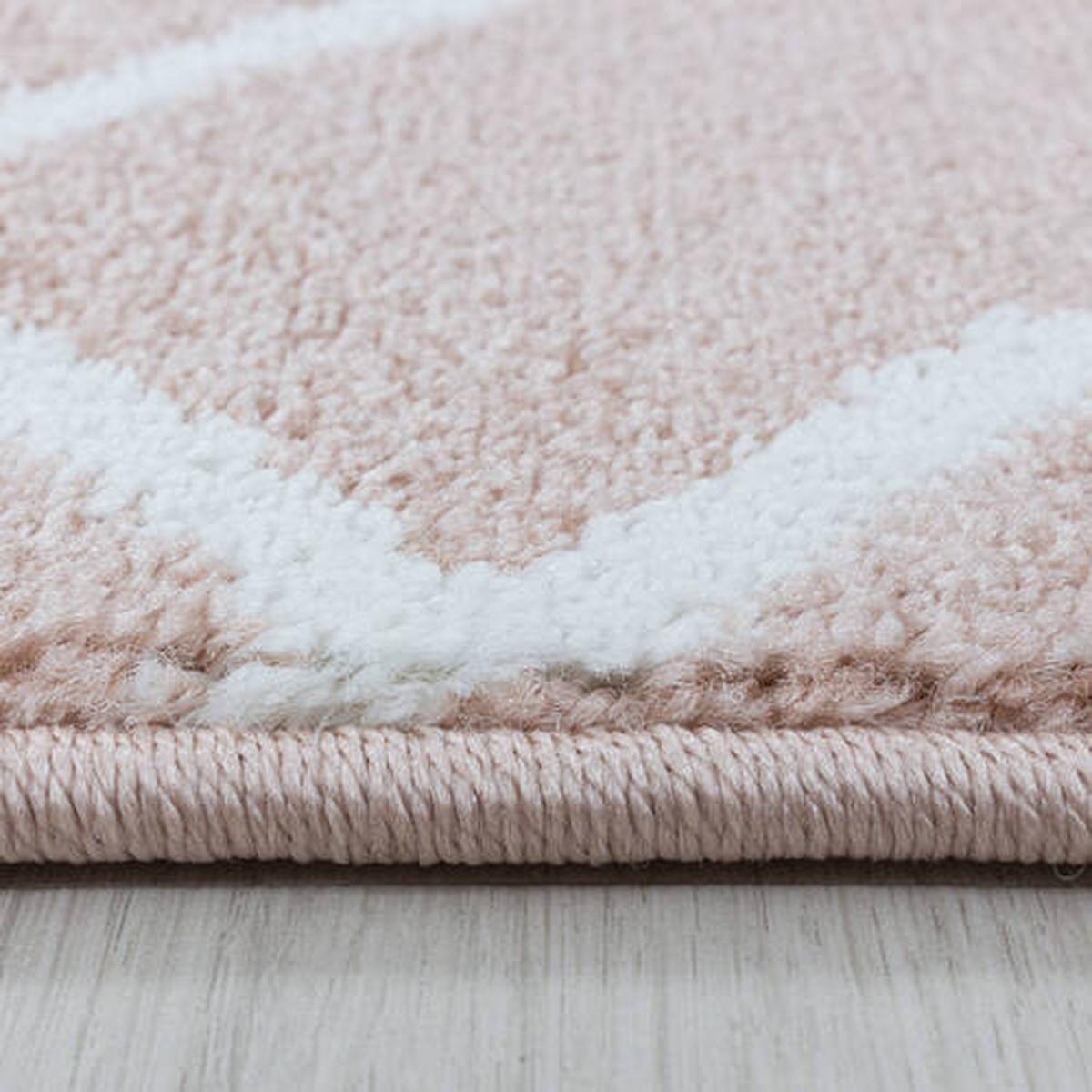 Webteppich Efor Rosa ca. 200x290cm - Rosa, Basics, Textil (200/290cm)