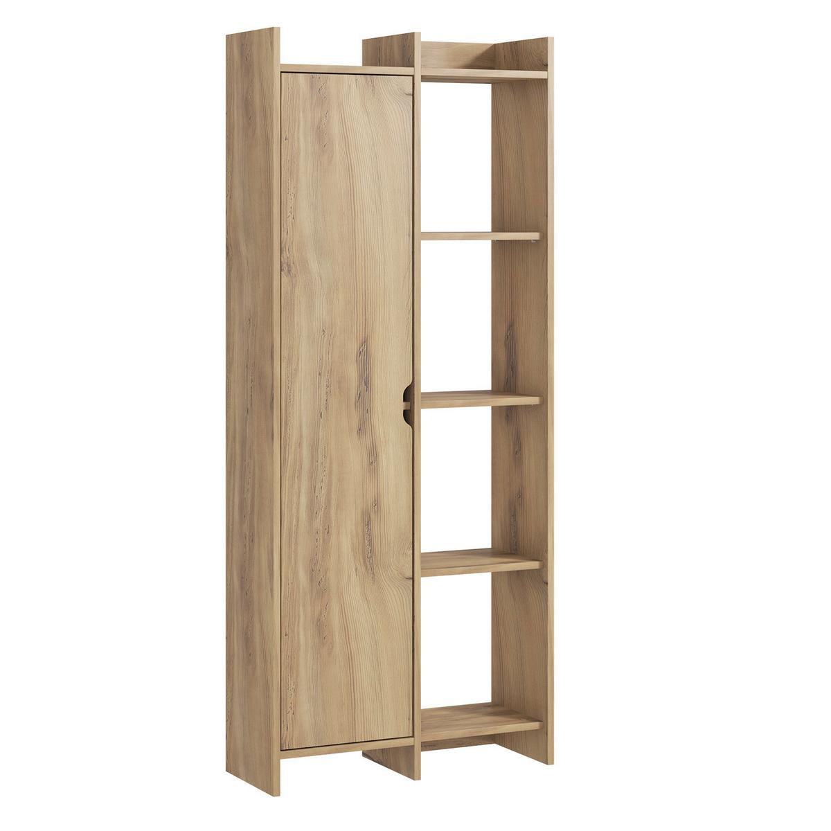 REGAL OFFER BÜCHERREGAL - Grau, Design, Holzwerkstoff (70/180/30cm) - Livetastic
