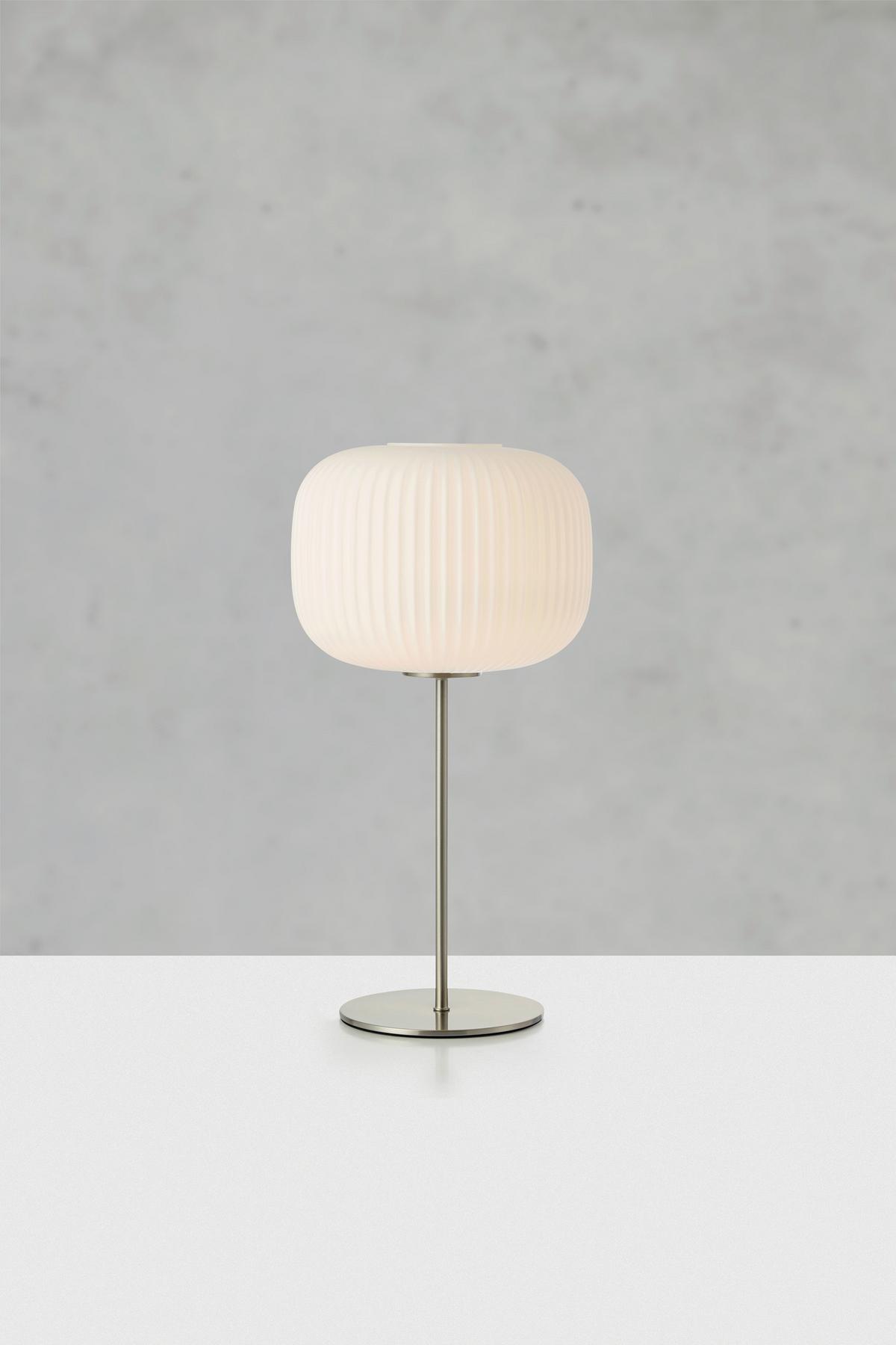 Tischleuchte Sober Table max. 40 Watt - Weiß, Design, Metall (25/25/50cm) - Markslöjd